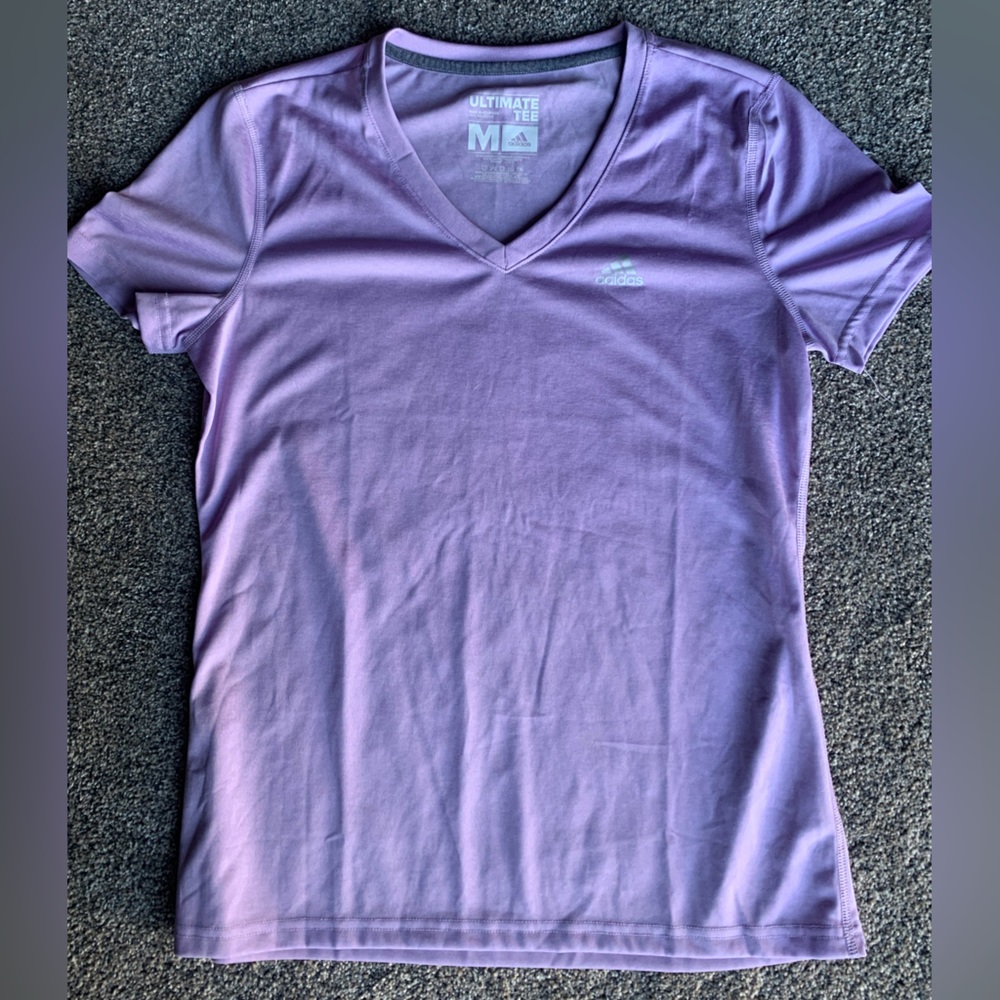 Lavender Adidas shirt